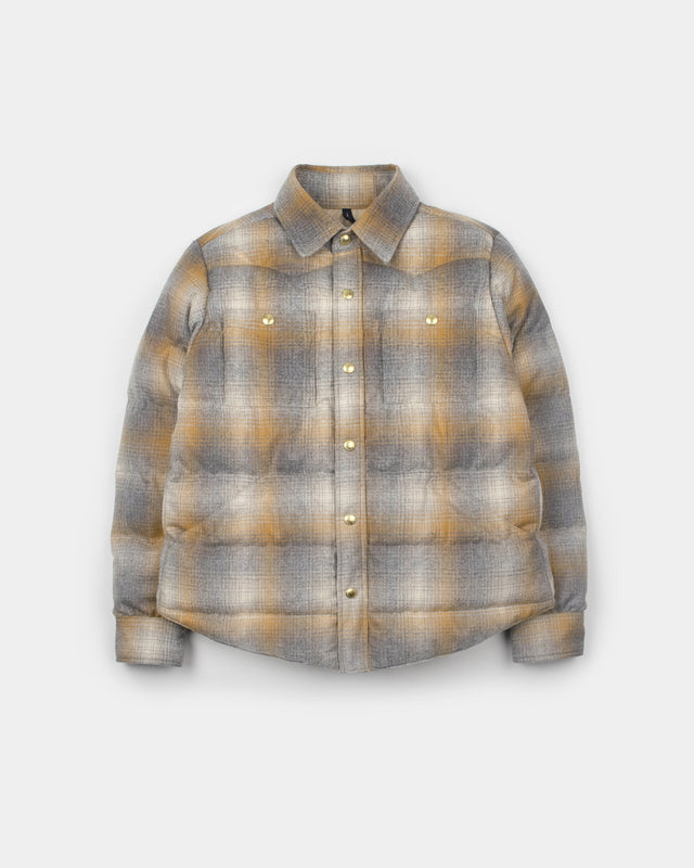 Down Shirt - Pendleton Wool Flannel - Meadow Plaid