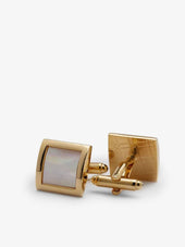 Gold Cufflinks Square
