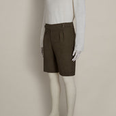 Irish Linen Gurkha Shorts In