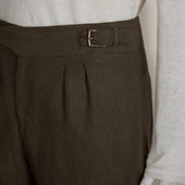 Irish Linen Gurkha Shorts In