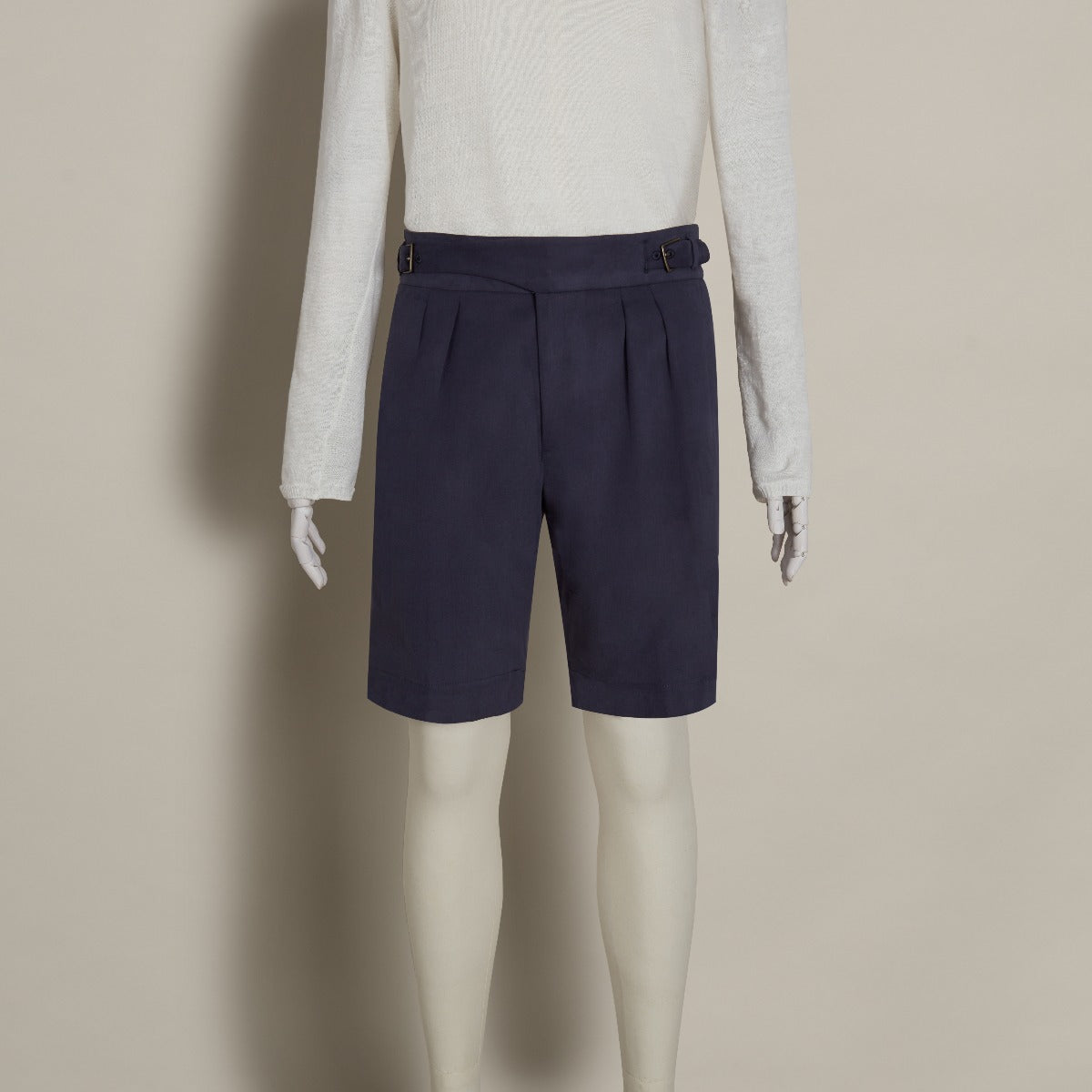 Brushed Cotton Gurkha Shorts In
