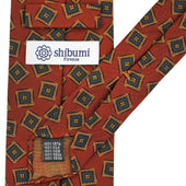 Madder Silk Tie Hand Rolled