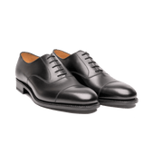 Cap Toe Oxford Shoe[Men Black boxcalf]