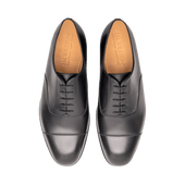 Cap Toe Oxford Shoe[Men Black boxcalf]