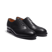 Perforated Oxford [Black Boxcalf]