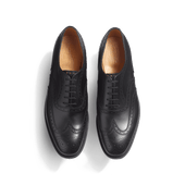 Perforated Oxford [Black Boxcalf]