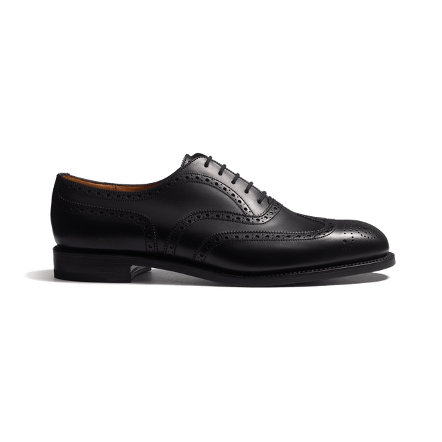Perforated Oxford [Black Boxcalf]