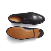 Perforated Oxford [Black Boxcalf]