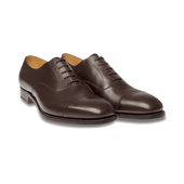 Cap Toe Oxford Shoe[Men Dark brown boxcalf]