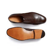 Cap Toe Oxford Shoe[Men Dark brown boxcalf]