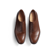 Cap Toe Oxford Shoe [Men Brown boxcalf]