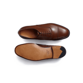 Cap Toe Oxford Shoe [Men Brown boxcalf]