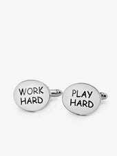 Black Cufflinks Motif