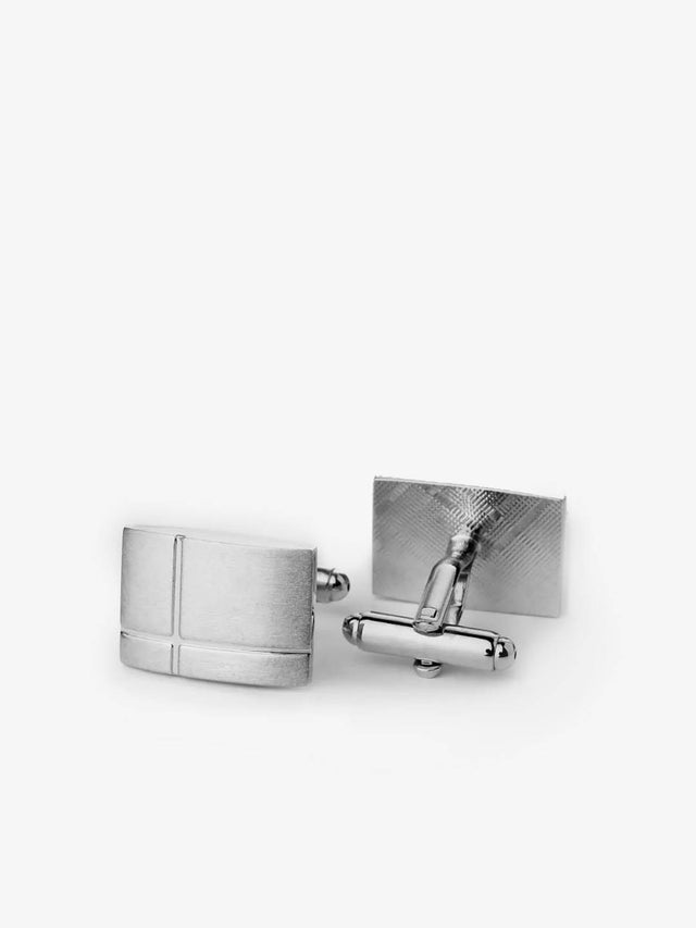 Silver Cufflinks Square