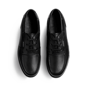 Escoublac Deck Oxford Shoe[Men Black Smooth Calfskin]
