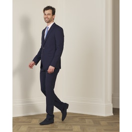 Mix & Match Tailored Fit Jacket in Navy Micro Design | Men's Suits |