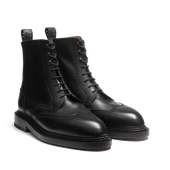 Léonard Mid Derby Shoe[Men Black boxcalf]