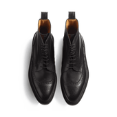 Léonard Mid Derby Shoe[Men Black boxcalf]