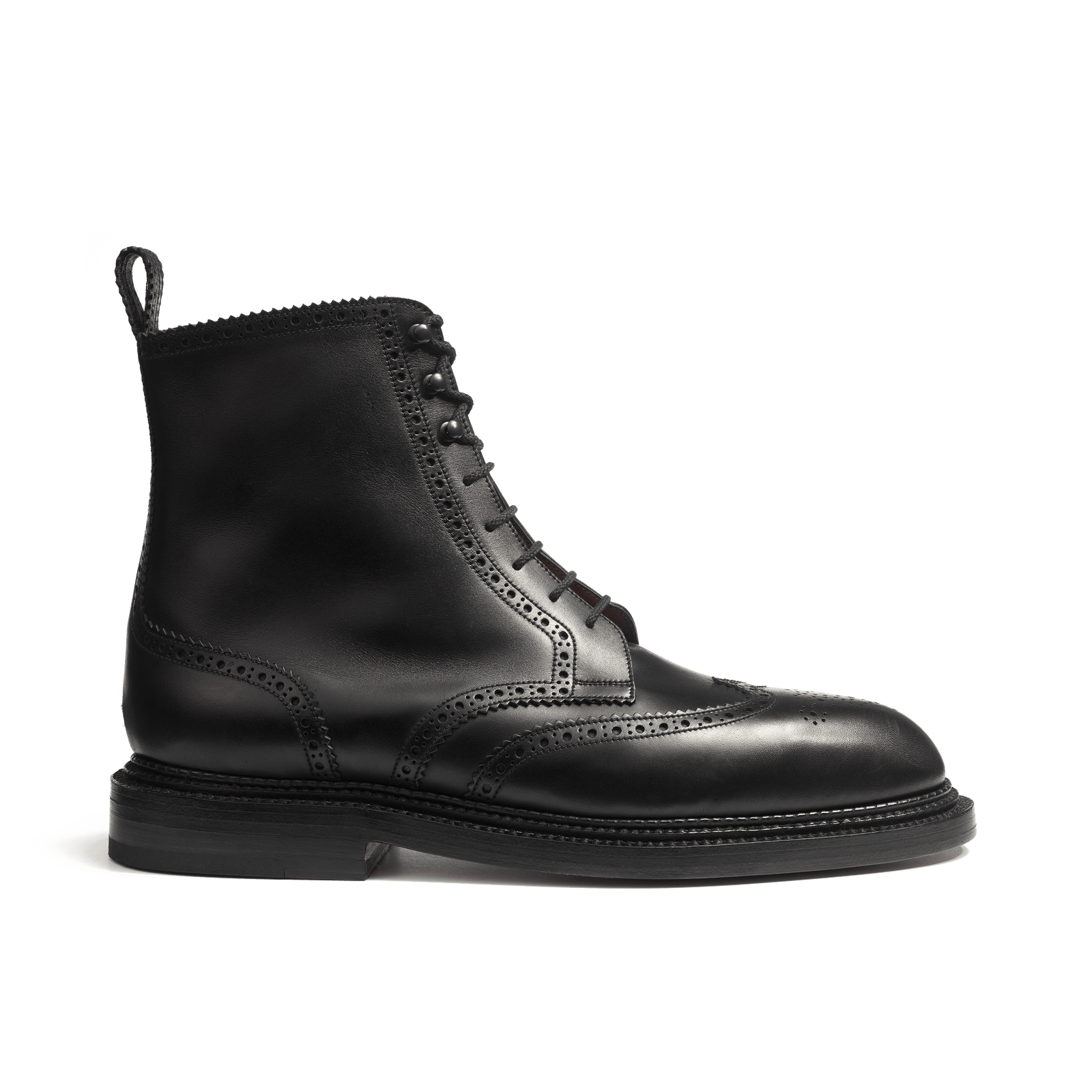 Léonard Mid Derby Shoe[Men Black boxcalf]