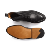 Léonard Mid Derby Shoe[Men Black boxcalf]
