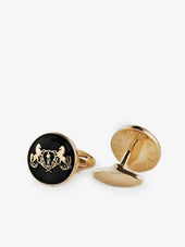 Black & Gold Cufflinks Motif