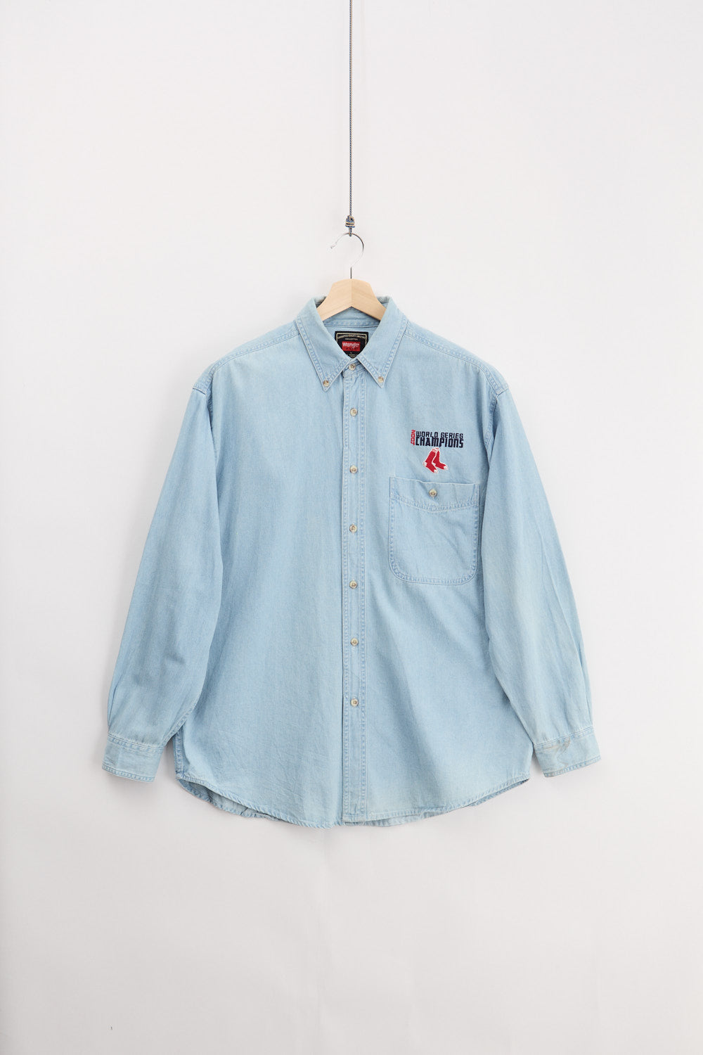 2004 Wrangler Boston Red Sox Denim Shirt (L)