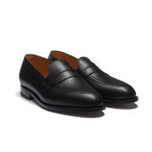 Menton Loafer with straps [Black Boxcalf]