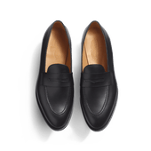 Menton Loafer with straps [Black Boxcalf]