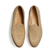 Menton Loafer[Men Beige suede calfskin]