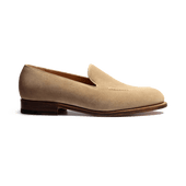 Menton Loafer[Men Beige suede calfskin]