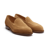 Menton Loafer[Men Camel suede calfskin]