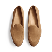 Menton Loafer[Men Camel suede calfskin]