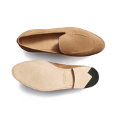 Menton Loafer[Men Camel suede calfskin]