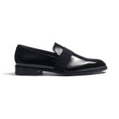 Tuxedo Loafer [Men Black patent calfskin]