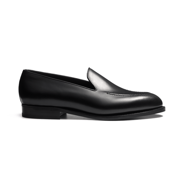 Menton Loafer[Men Black soft calfskin with shaded effect]
