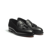 Menton Tassel loafer [Men Black calfskin]