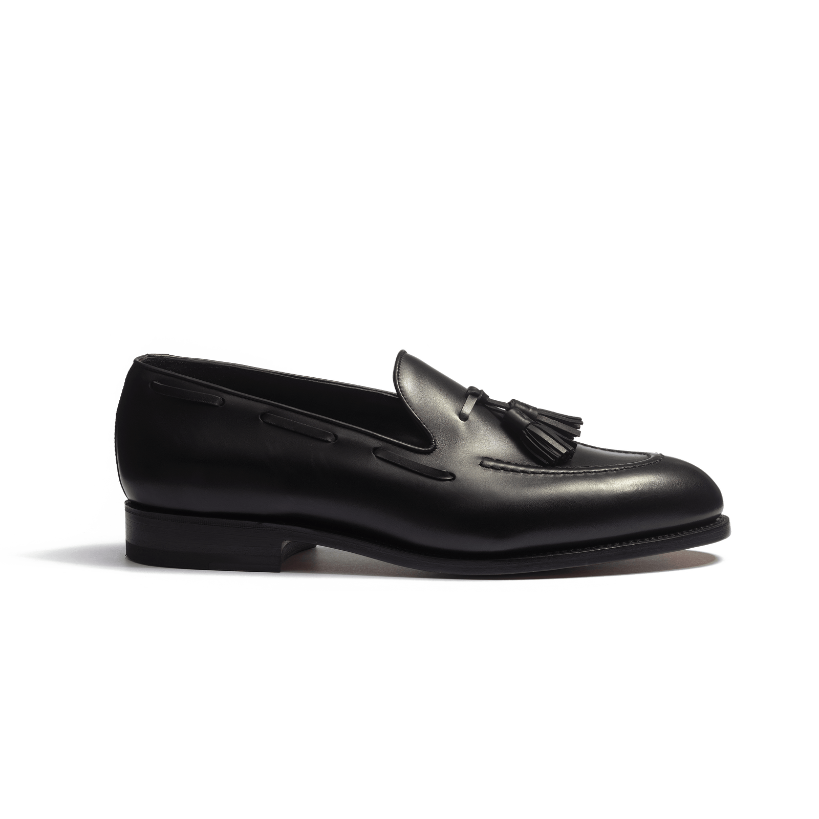 Menton Tassel loafer [Men Black calfskin]