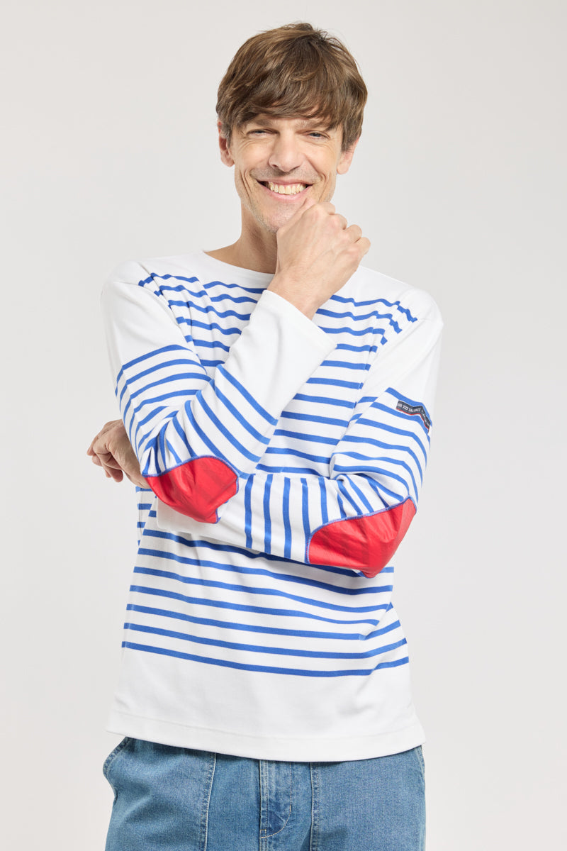 Marinière avec coudières Sailbags - coton épais