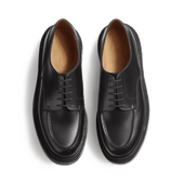 Triple Sole Golf Derby[Men Black boxcalf]