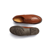 Golf Derby [Men Tan caviar grain calfskin]