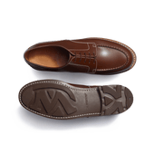 Golf Derby [Men Tan boxcalf with constrated stiching]