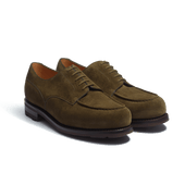 Golf Derby [Men Kaki suede calfskin]