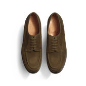 Golf Derby [Men Kaki suede calfskin]
