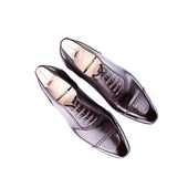 Oxford Straight Cap Toe With Double Machine Stitched Upper