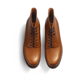 Worker boot [Men Tan caviar grain calfskin]