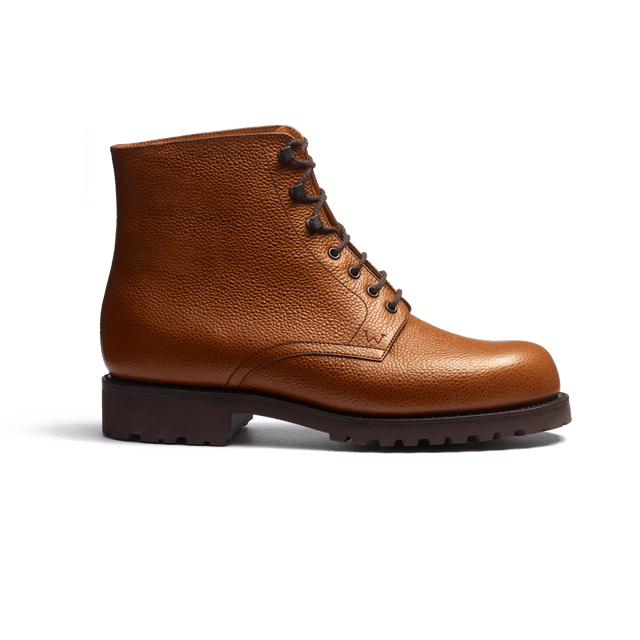 Worker boot [Men Tan caviar grain calfskin]