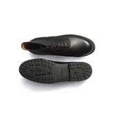 Worker boot [Men Black grained calfskin]