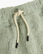 Galbanum Crochet Shorts