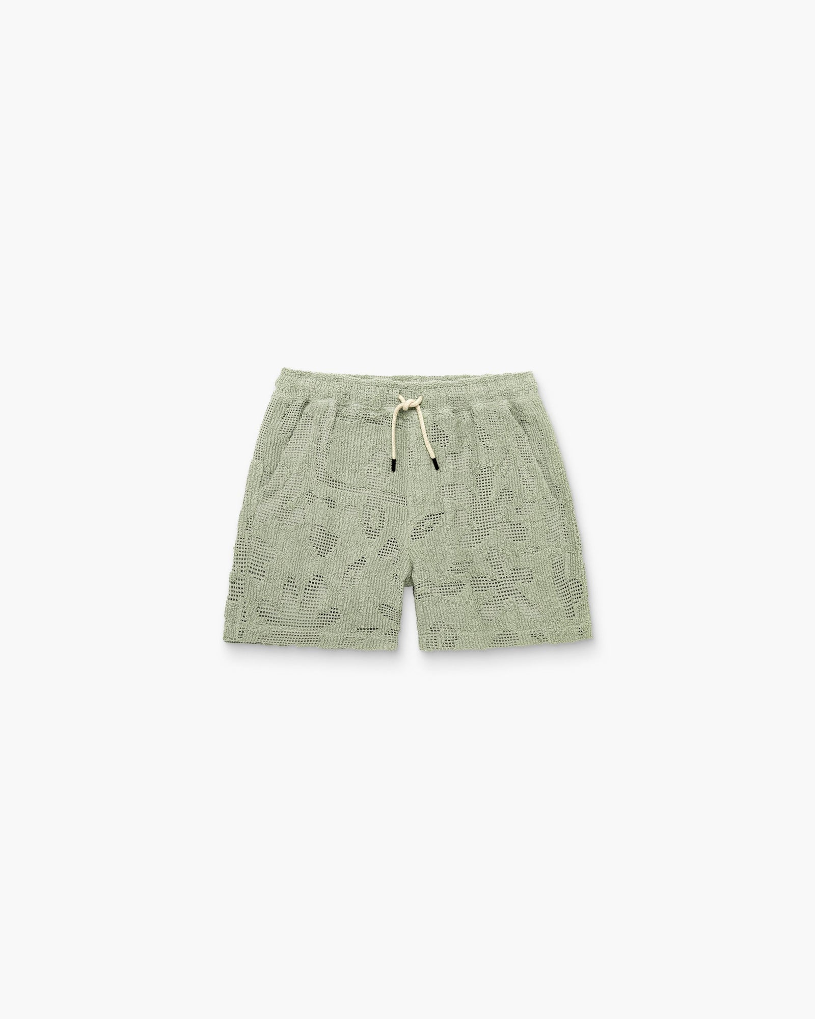 Galbanum Crochet Shorts