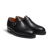 Simple buckle derby [Black boxcalf]
